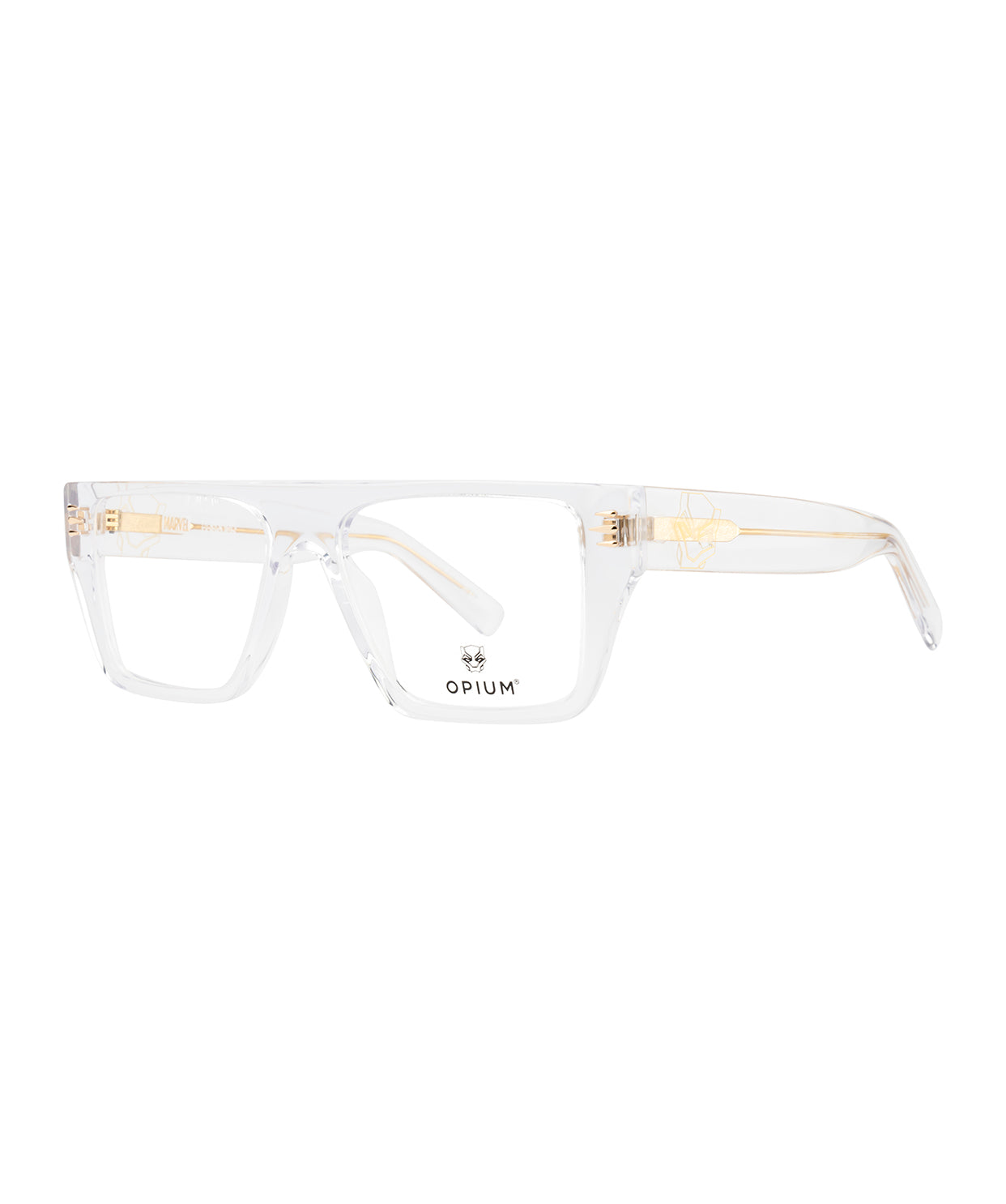 McQueen Graffiti Square Sunglasses in White/Blue | Alexander McQueen US